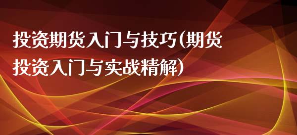 投资期货入门与技巧(期货投资入门与实战精解)_https://www.liuyiidc.com_期货理财_第1张