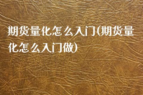 期货量化怎么入门(期货量化怎么入门做)_https://www.liuyiidc.com_期货交易所_第1张