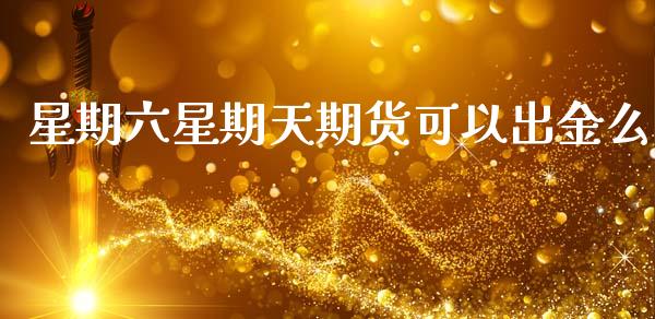 星期六星期天期货可以出金么_https://www.liuyiidc.com_期货软件_第1张