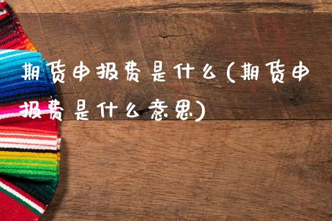 期货申报费是什么(期货申报费是什么意思)_https://www.liuyiidc.com_基金理财_第1张