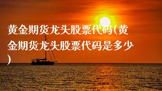 黄金期货龙头股票代码(黄金期货龙头股票代码是多少)_https://www.liuyiidc.com_期货软件_第1张