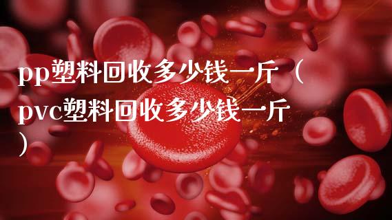 pp塑料多少钱一斤（pvc塑料多少钱一斤）_https://www.liuyiidc.com_理财百科_第1张