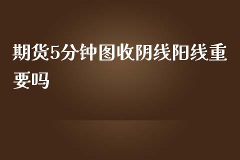 期货5分钟图收阴线阳线重要吗_https://www.liuyiidc.com_期货软件_第1张