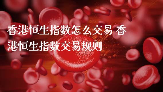 恒生指数怎么交易 恒生指数交易规则_https://www.liuyiidc.com_恒生指数_第1张