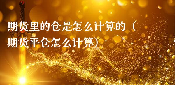 期货里的仓是怎么计算的（期货平仓怎么计算）_https://www.liuyiidc.com_期货理财_第1张