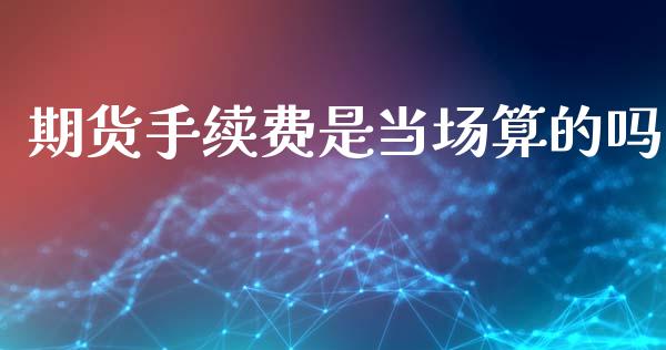 期货手续费是当场算的吗_https://www.liuyiidc.com_理财百科_第1张