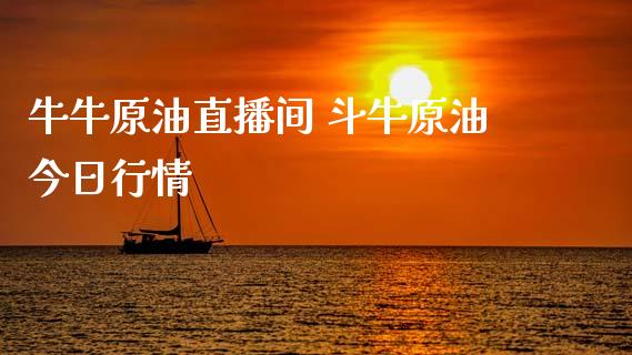 牛牛原油直播间 原油今日行情_https://www.liuyiidc.com_原油直播室_第1张