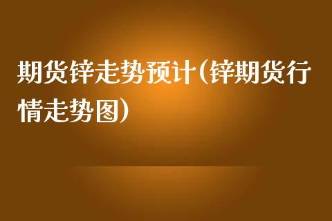 期货锌走势预计(锌期货行情走势图)_https://www.liuyiidc.com_期货品种_第1张