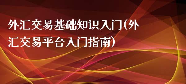 外汇交易基础知识入门(外汇交易平台入门指南)_https://www.liuyiidc.com_理财百科_第1张