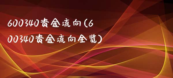 600340资金流向(600340资金流向全览)_https://www.liuyiidc.com_股票理财_第1张