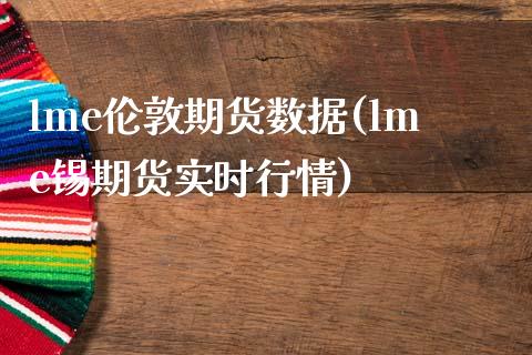 lme伦敦期货数据(lme锡期货实时行情)_https://www.liuyiidc.com_期货理财_第1张