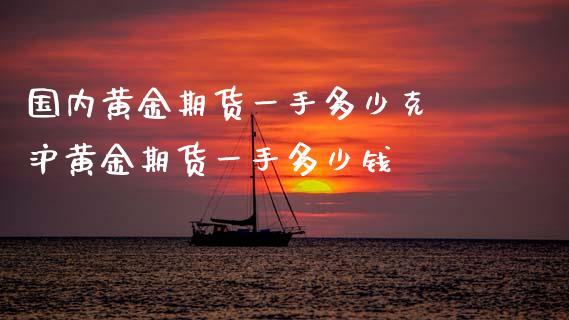 国内黄金期货一手多少克 沪黄金期货一手多少钱_https://www.liuyiidc.com_黄金期货_第1张