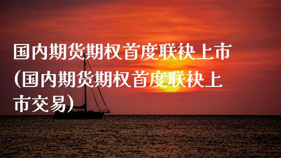 国内期货期权首度联袂上市(国内期货期权首度联袂上市交易)_https://www.liuyiidc.com_基金理财_第1张