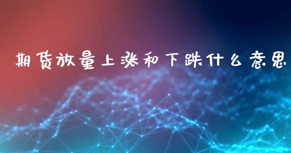 期货放量上涨和下跌什么意思_https://www.liuyiidc.com_期货交易所_第1张