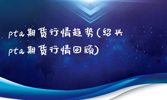 pta期货行情趋势(绍兴pta期货行情回顾)_https://www.liuyiidc.com_期货直播_第1张