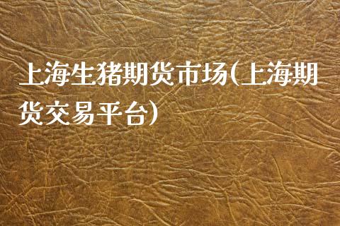 上海生猪期货市场(上海期货交易平台)_https://www.liuyiidc.com_期货软件_第1张