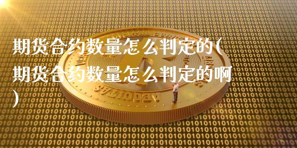 期货合约数量怎么判定的(期货合约数量怎么判定的啊)_https://www.liuyiidc.com_财经要闻_第1张