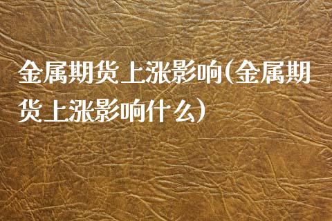 金属期货上涨影响(金属期货上涨影响什么)_https://www.liuyiidc.com_财经要闻_第1张