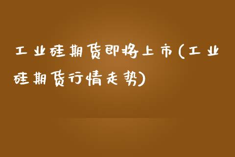 工业硅期货即将上市(工业硅期货行情走势)_https://www.liuyiidc.com_恒生指数_第1张