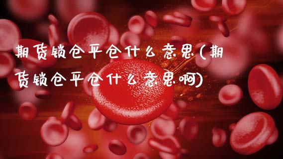 期货锁仓平仓什么意思(期货锁仓平仓什么意思啊)_https://www.liuyiidc.com_期货品种_第1张