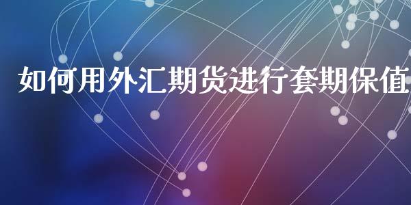 如何用外汇期货进行套期保值_https://www.liuyiidc.com_期货品种_第1张