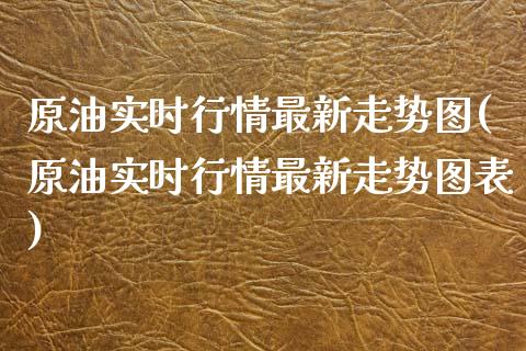 原油实时行情最新走势图(原油实时行情最新走势图表)_https://www.liuyiidc.com_国际期货_第1张