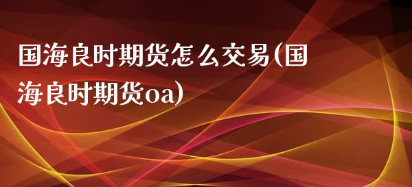 国海良时期货怎么交易(国海良时期货oa)_https://www.liuyiidc.com_基金理财_第1张