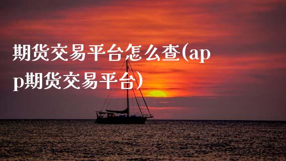 期货交易平台怎么查(app期货交易平台)_https://www.liuyiidc.com_恒生指数_第1张